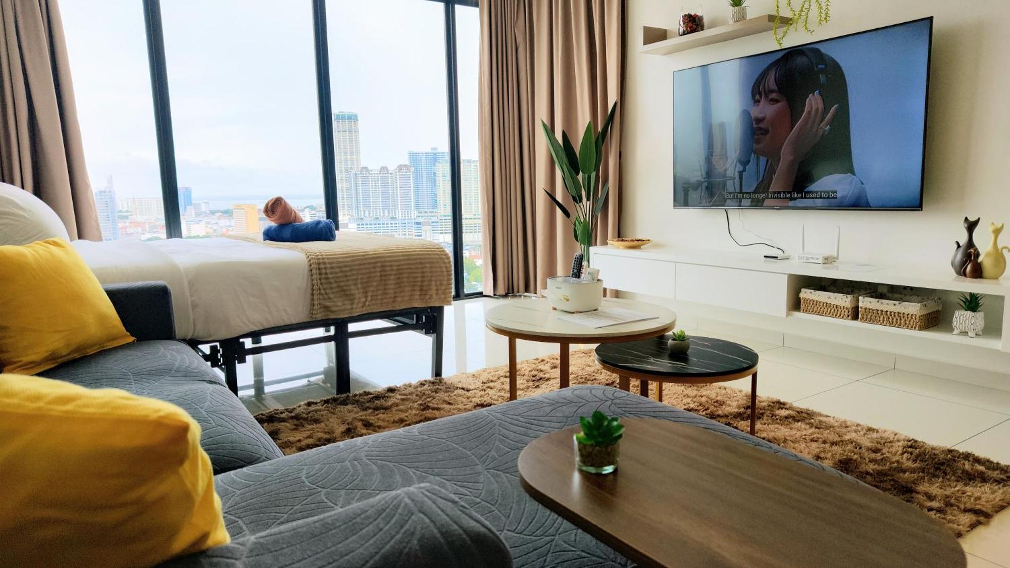Skypool 2br 9pax Premium Suite@beacon @georgetown @penang