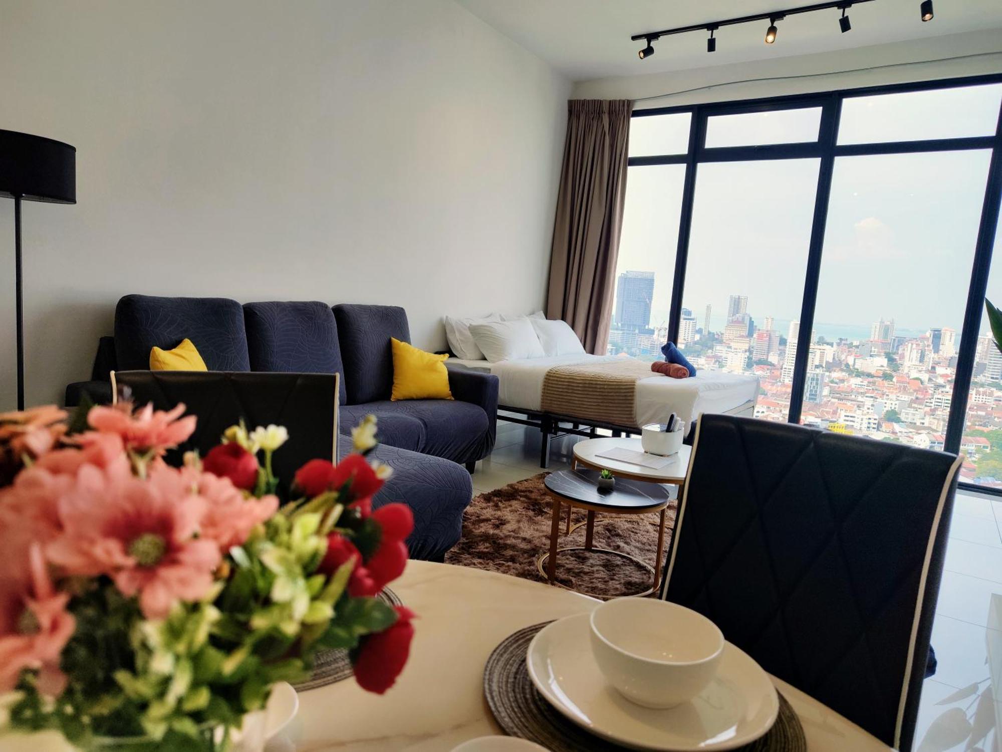 Skypool 2br 9pax Premium Suite@beacon @georgetown @penang Apartment