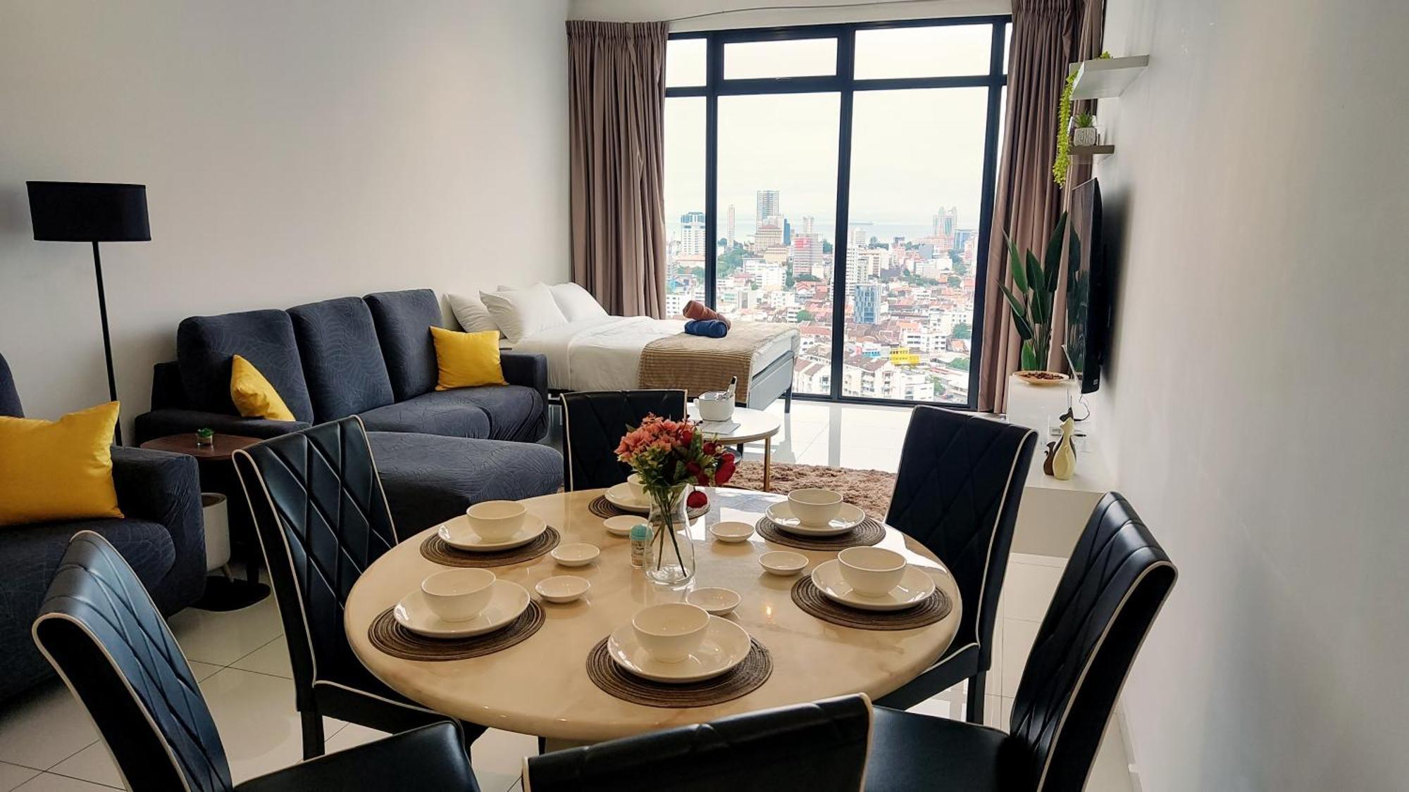 Apartment Skypool 2br 9pax Premium Suite@beacon @georgetown @penang George Town